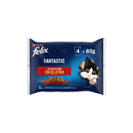 Purina Felix Fantastic Seleção em Gelatina para Gato 4x85g