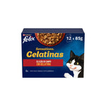 Purina Felix Sensations Gelatinas Gato, Saborosa Seleção 12x85g