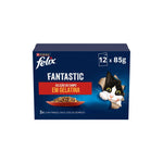Purina Felix Fantastic Seleção do Campo em Gelatina para Gato 12x85g