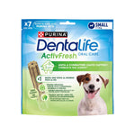 Snack Dentário Purina Dentalife ActivFresh Mini para Cão 115 g