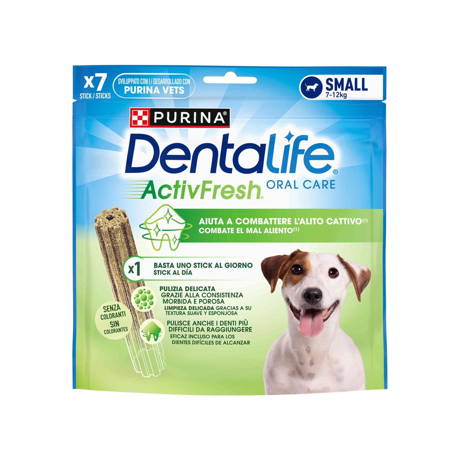 Snack Dentário Purina Dentalife ActivFresh Mini para Cão 115 g
