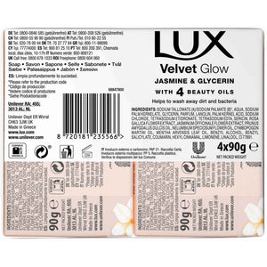 Sabonete Sólido Lux Velvet Glow 360 g 4x90 g