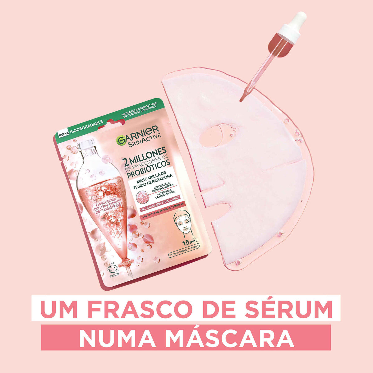 Garnier Skin Active Máscara de Tecido Probiótica 22 g