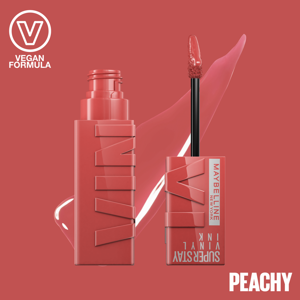 Maybelline New York Vinyl Ink Batom 15 Peachy 4,2 ml