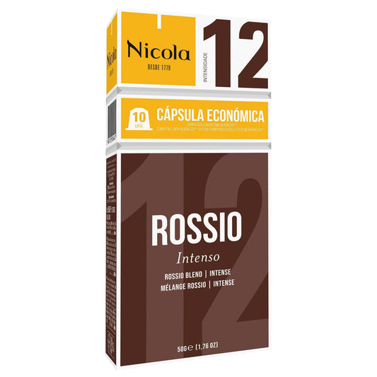 Nicola Rossio Cápsulas Compatível Nespresso Int. 10 - 10 caps