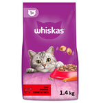 Ração Seca Whiskas para Gato Adulto com Vaca