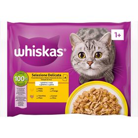 Comida Húmida Whiskas para Gato Adulto Seleção de Aves
