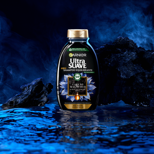 Garnier Ultra Suave Champô Carvão Magnético 400 ml