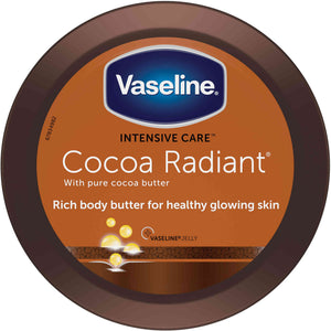 Creme Corporal Vaseline Cocoa Radiant Manteiga de Cacau 247 g 250 ml