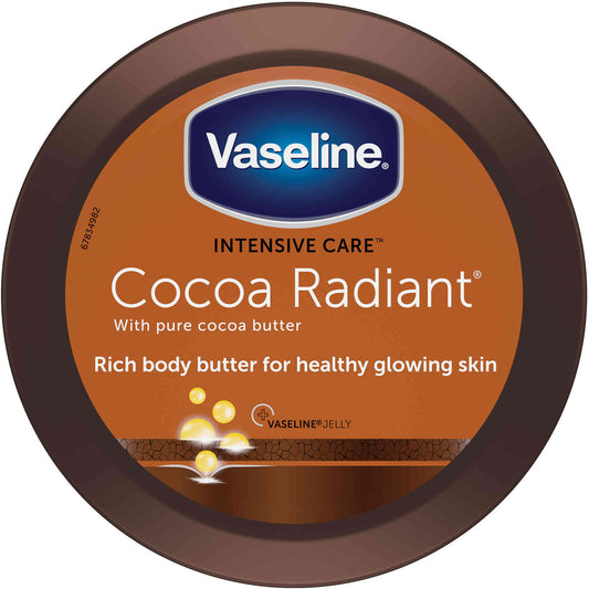 Creme Corporal Vaseline Cocoa Radiant Manteiga de Cacau 247 g 250 ml