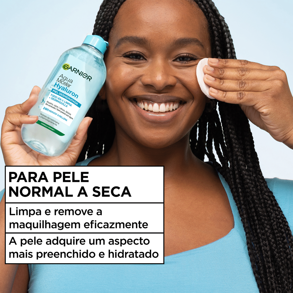 Garnier Skin Active Água Micelar Aloe Hialurónico 400 ml