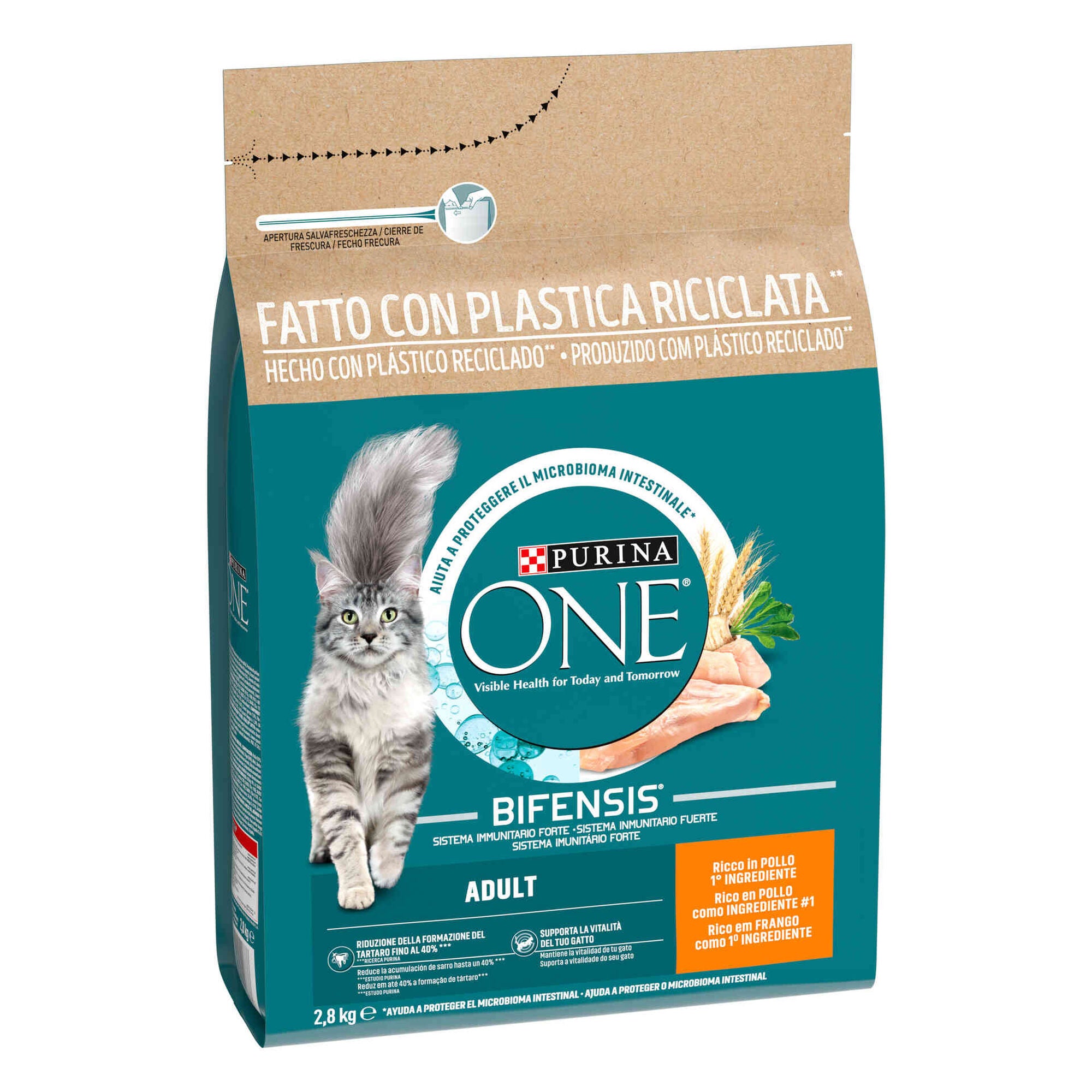 Purina One Ração para Gato Adulto Frango 2,8 kg