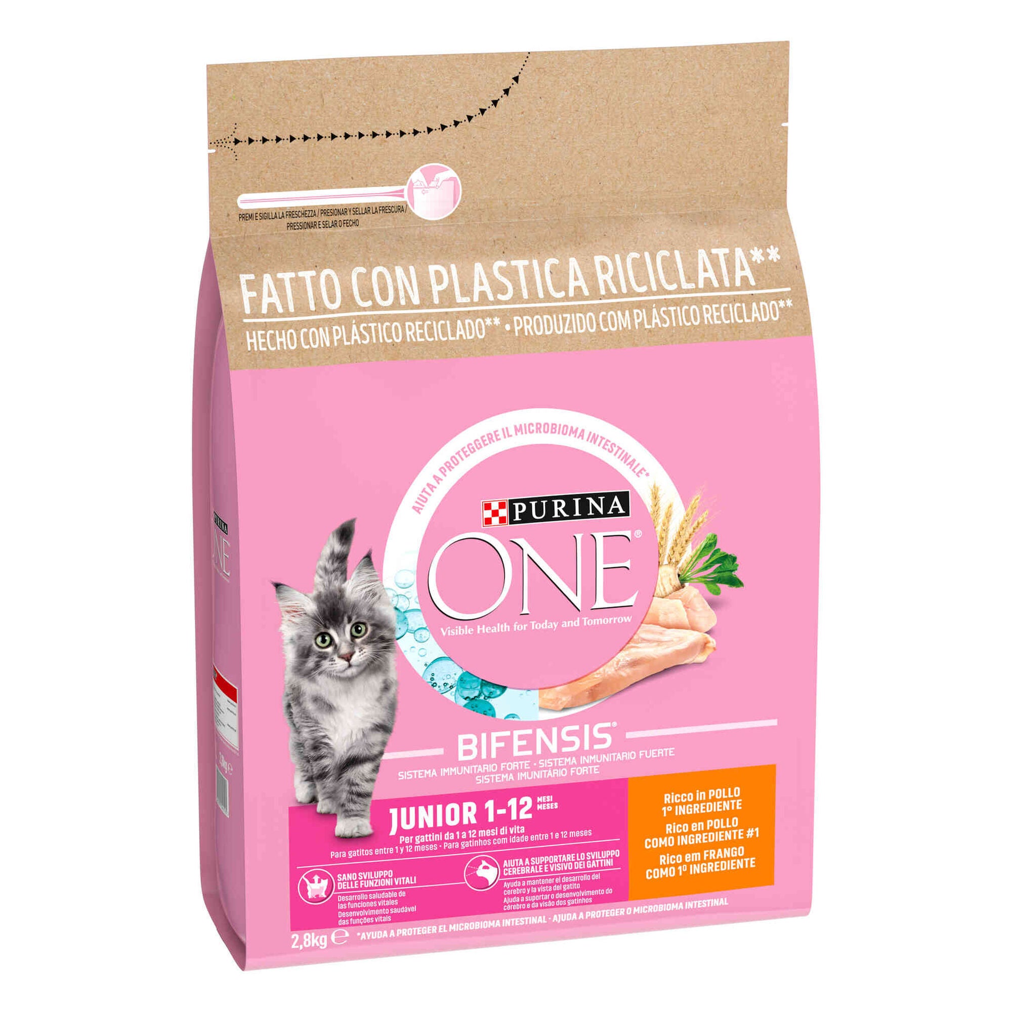 Purina One Ração Seca para Gato Júnior com Frango 2,8 kg
