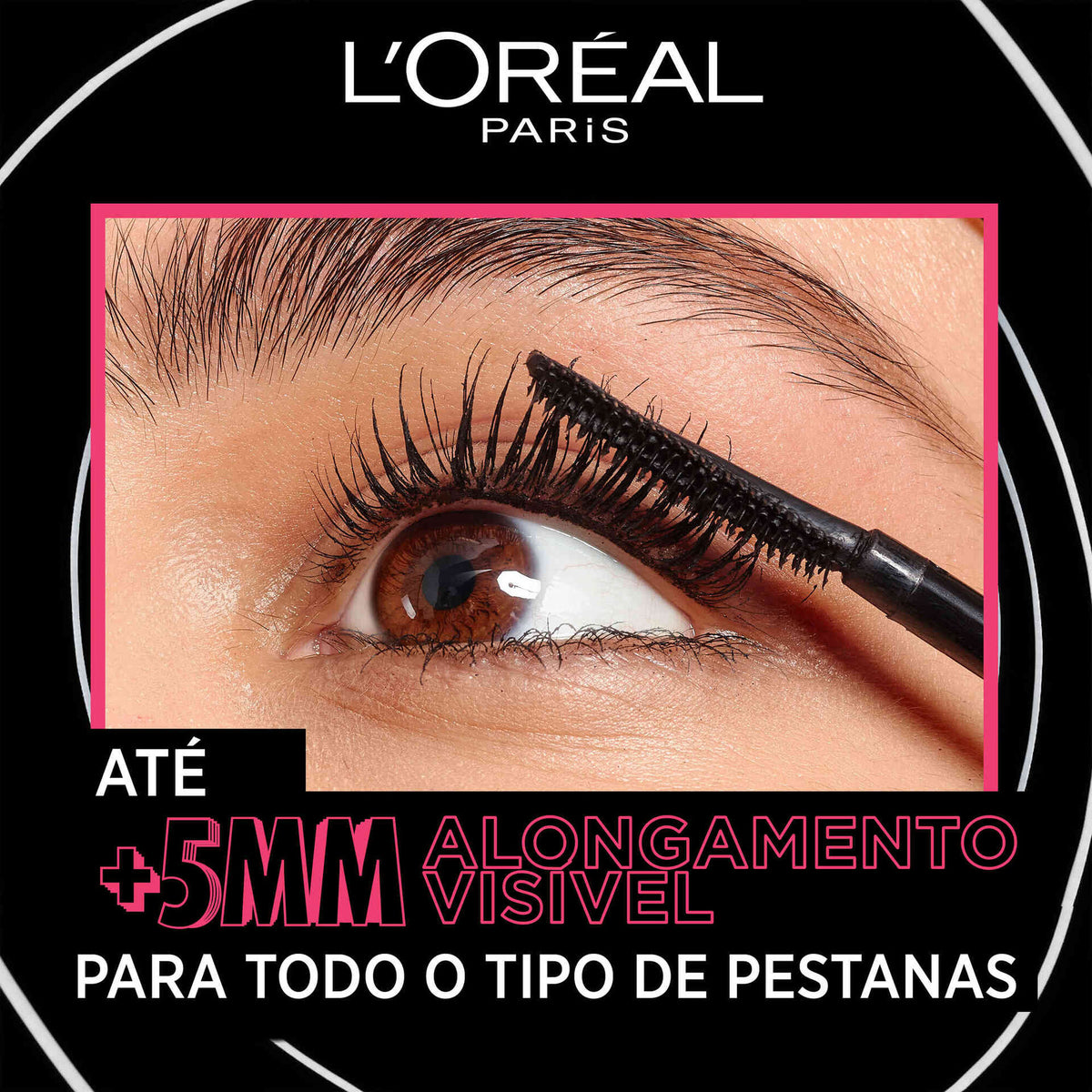 L'Oréal Paris Telescopic Lift Máscara Black 9,9 ml