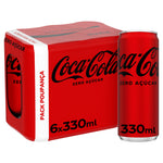 Coca-Cola Zero 33 cl - Pack 6 x 33 cl SDR — embalagem