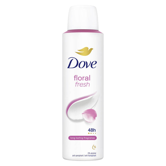 Desodorizante Antitranspirante Spray Dove Floral 48h 90 g 150 ml