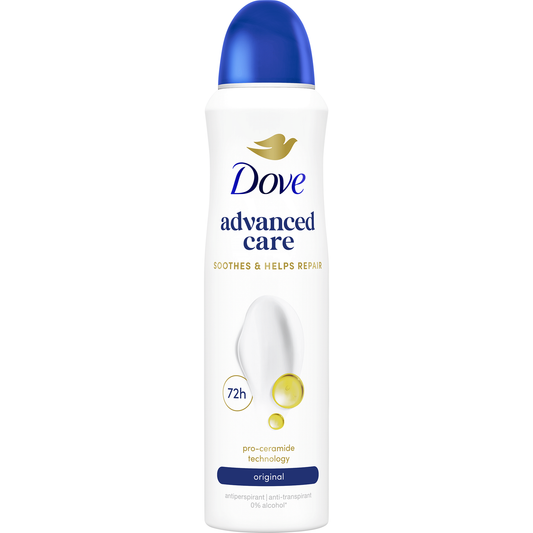 Desodorizante Spray Dove Advanced Original 72h 90 g 150 ml