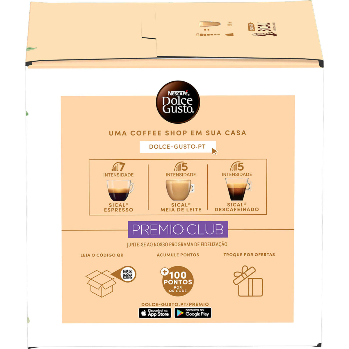 Nescafé Dolce Gusto 16 Cápsulas Sical Meia de Leite 16 un