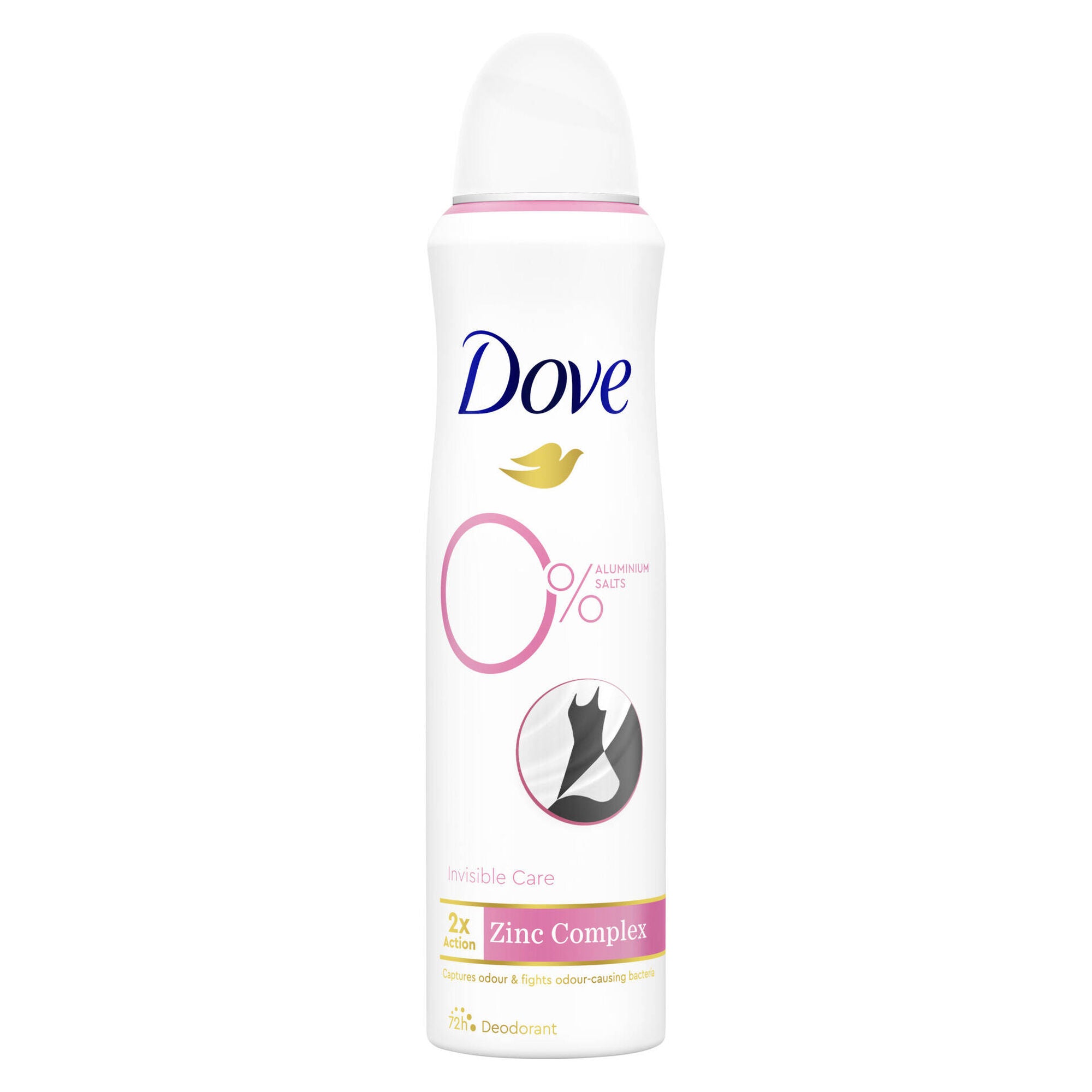 Desodorizante Spray Dove Invisible Care 0% Alumínio 150 ml
