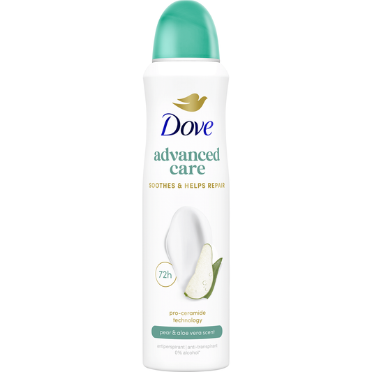 Desodorizante Spray Dove Advanced Care Pera e Aloé Vera 90 g 150 ml