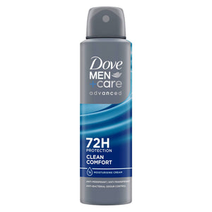 Desodorizante Spray Dove Men+Care Clean Comfort 72h 90 g 150 ml