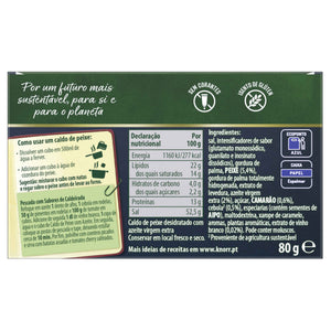 Caldo de Peixe em Cubos com Azeite Knorr 80 g 8 un