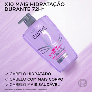 L'Oréal Paris Elvive Champô Hidra Hialurónico 1 L
