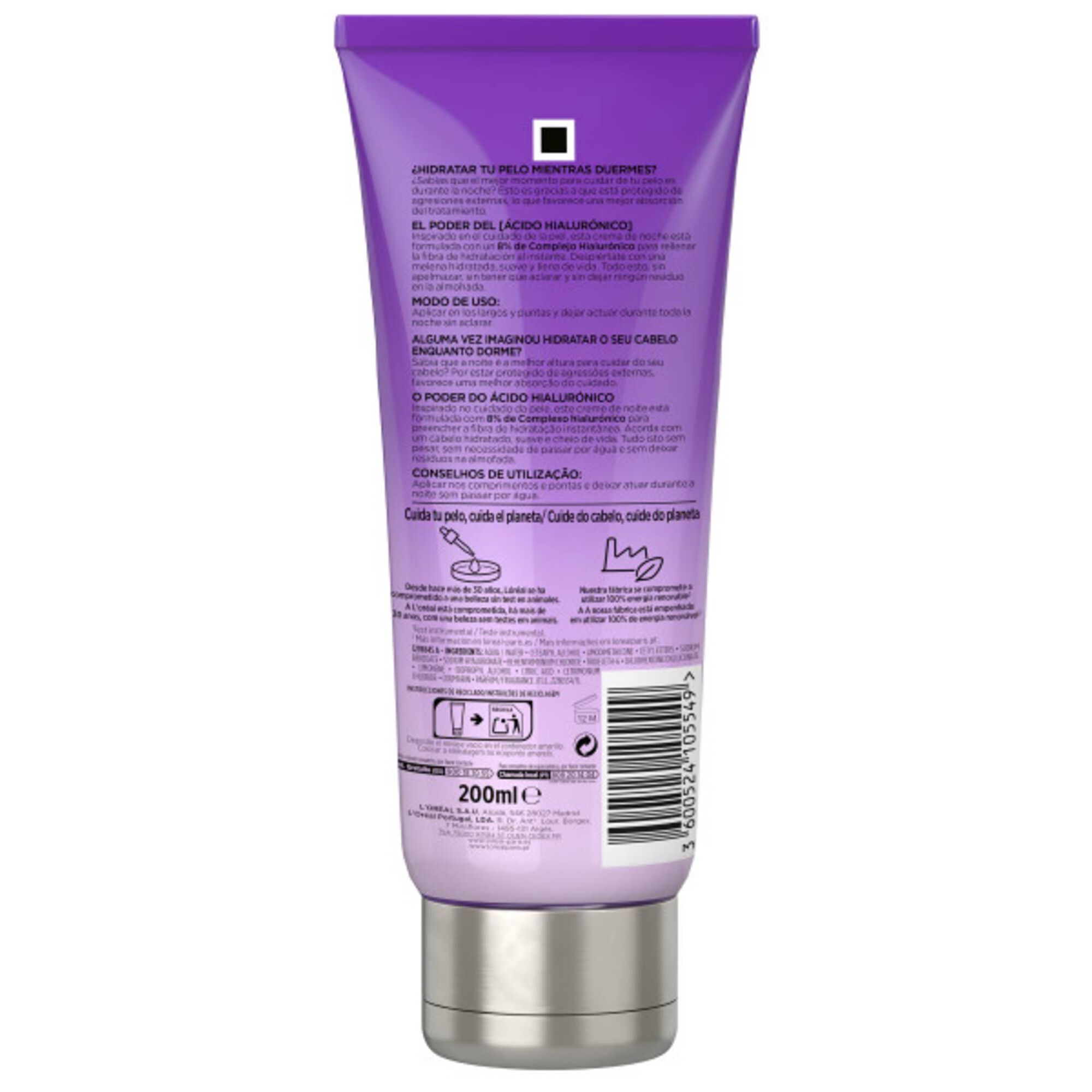 L'Oréal Paris Elvive Sérum Hidra Hialurónico Noite 200 ml