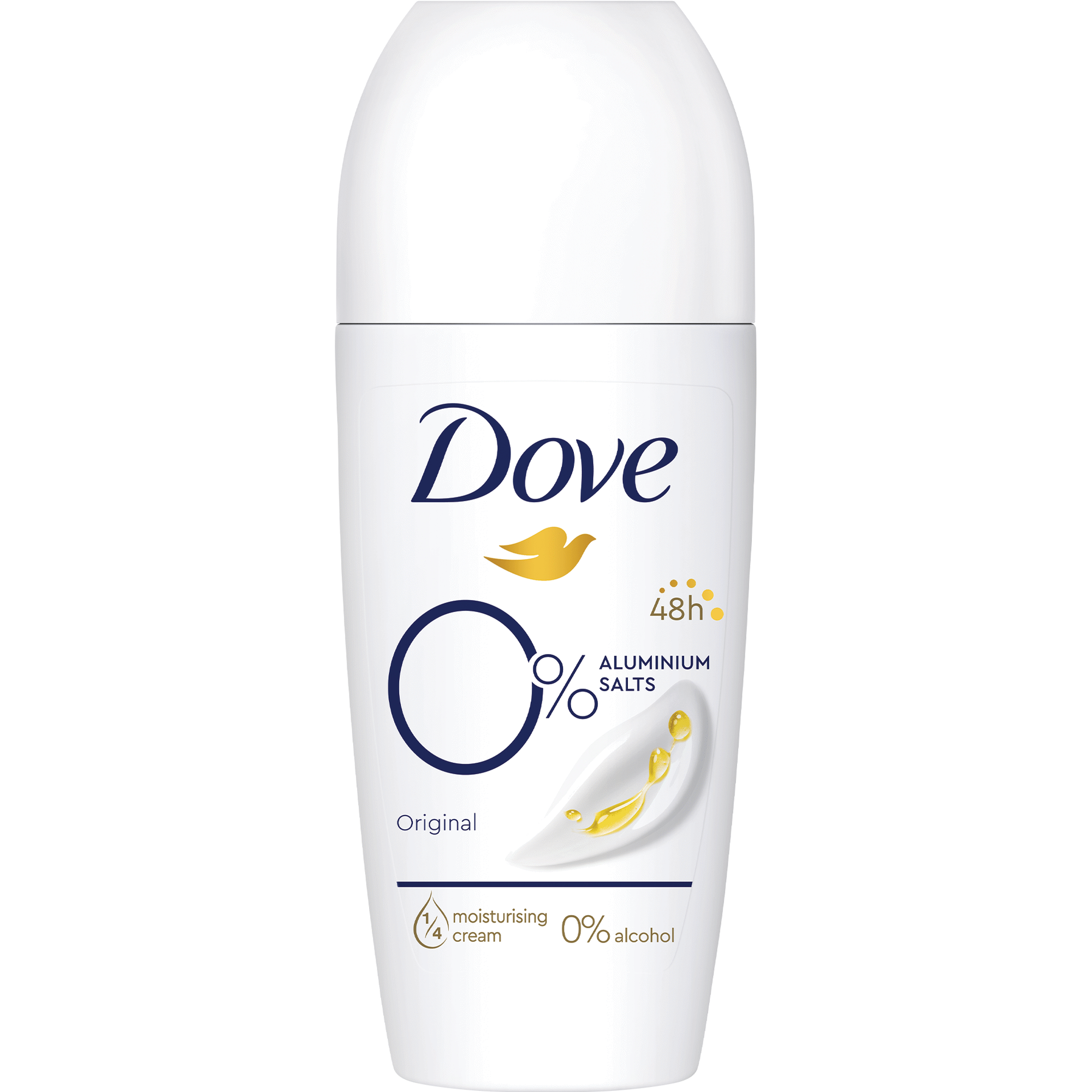 Desodorizante Roll-On Dove Original 0% Alumínio 50 ml