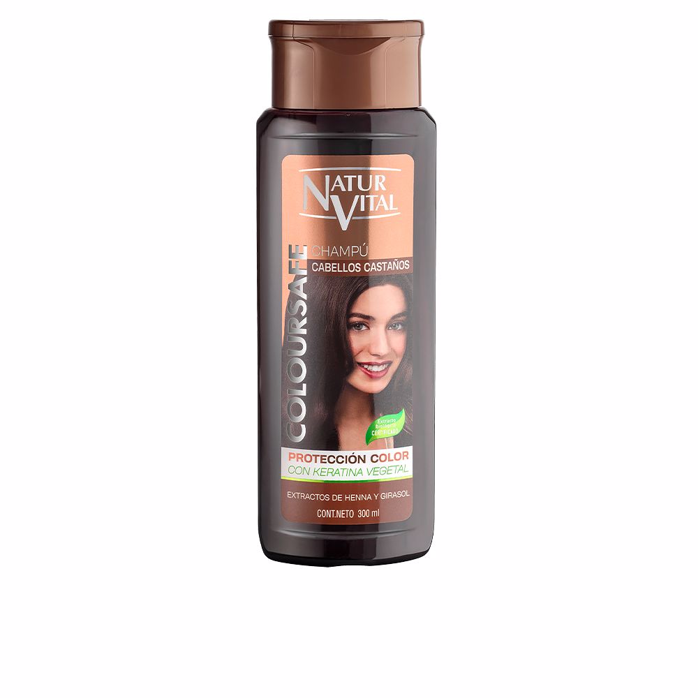 Natur Vital Shampoo cor marrom 300 ml