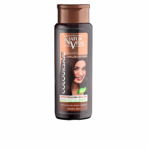 Natur Vital Shampoo cor marrom 300 ml