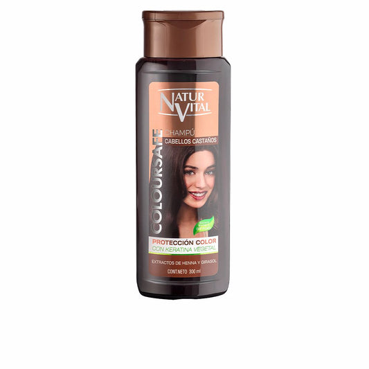Natur Vital Shampoo cor marrom 300 ml