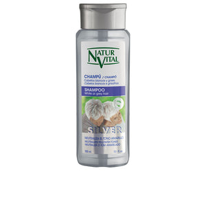 Natur Vital Champú prata cabelo branco y cinza 300 ml