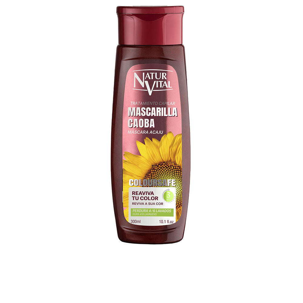 Natur Vital Máscara colorsafe #mogno 300 ml