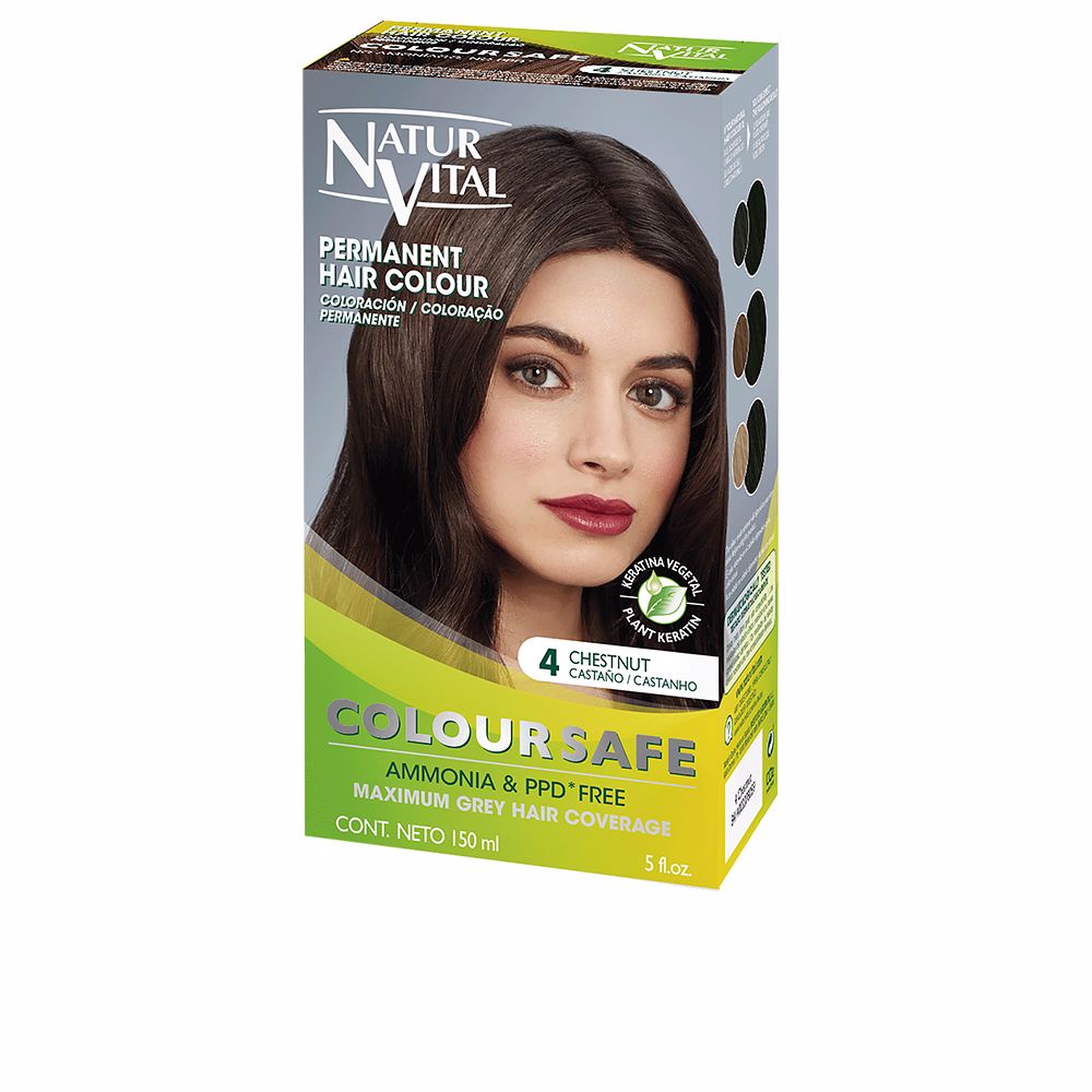 Natur Vital Corante permanente coloursafe #4-marrom