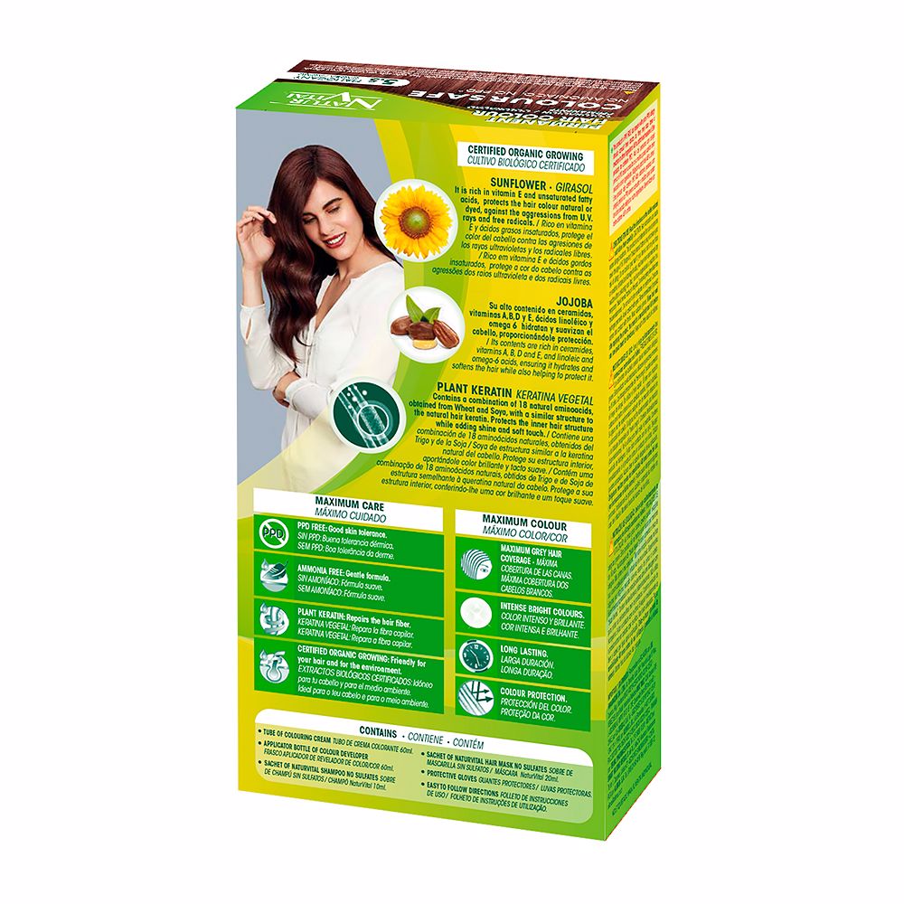 Natur Vital Coloursafe tinte permanente #5.5-caoba