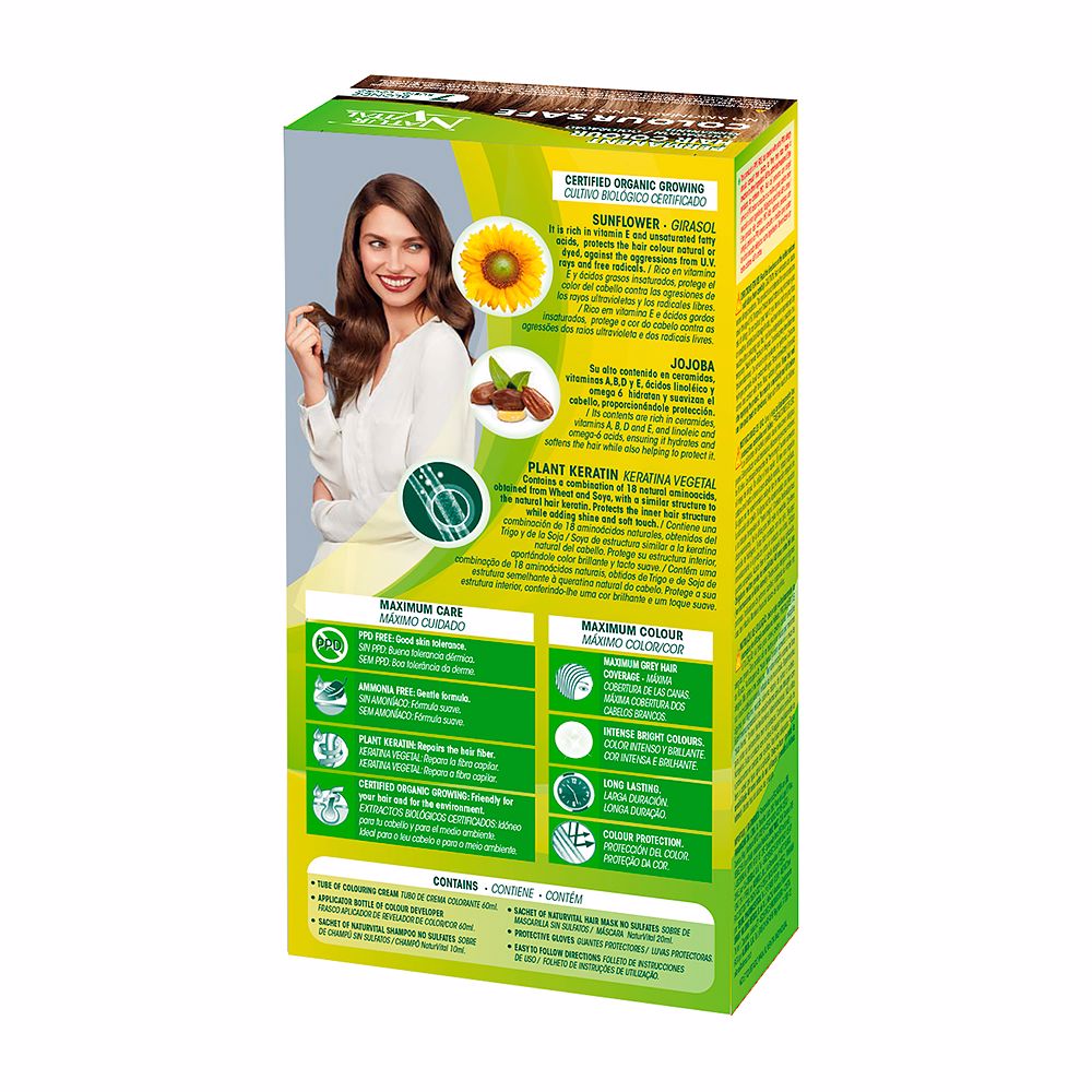 Natur Vital Coloração de cabelo permanente coloursafe nº 7-loiro