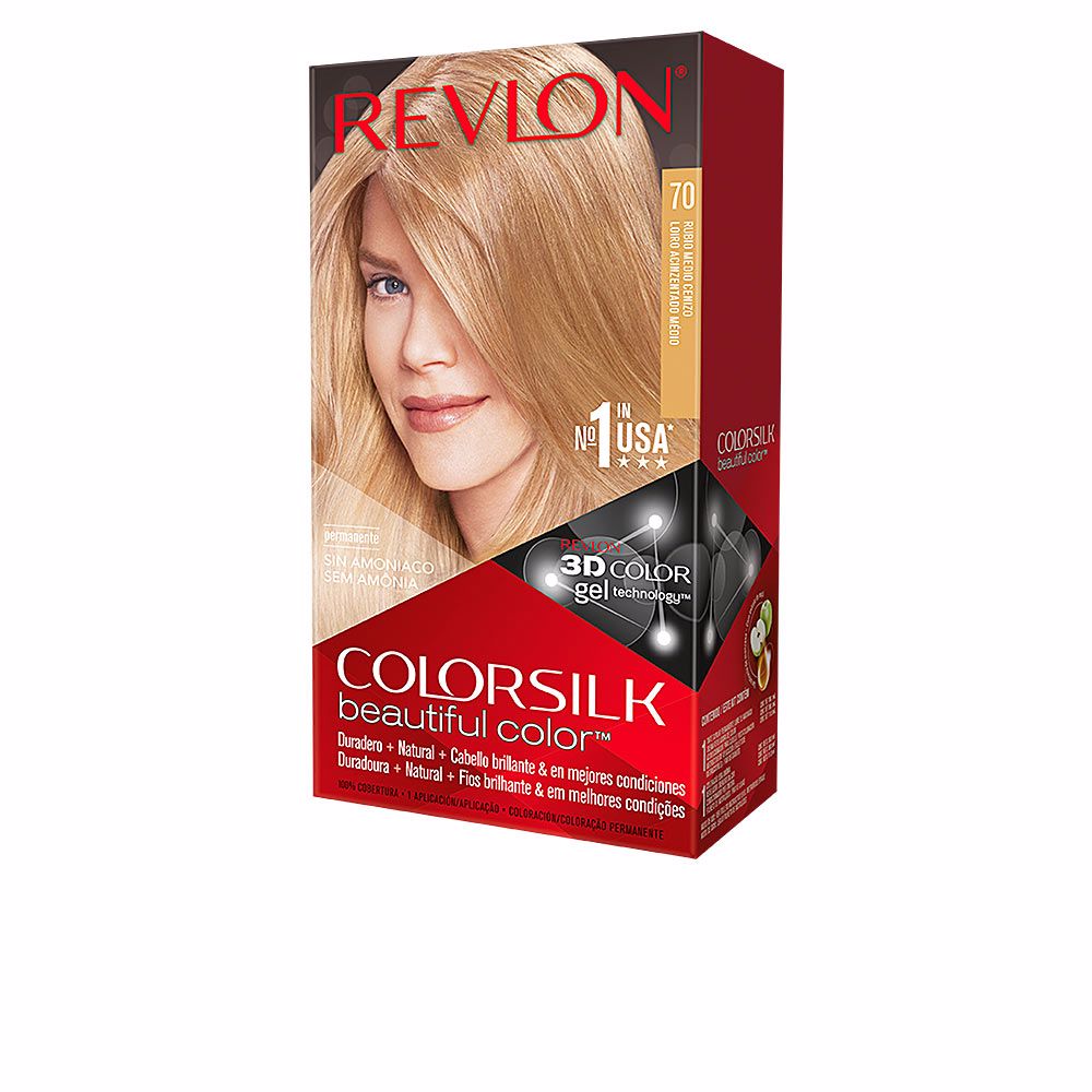 Revlon Mass Market Coloração colorsilk #70-rubio medio ceniza 1 u