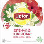 Infusão Lipton Drenar e Tonificar 20 Saquetas 20 un
