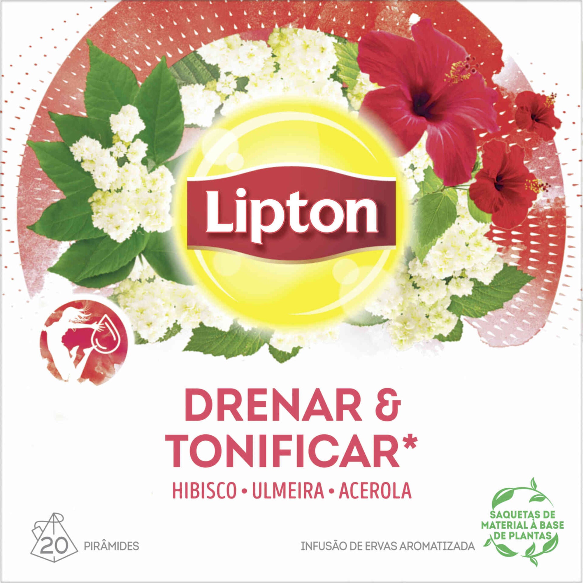 Infusão Lipton Drenar e Tonificar 20 Saquetas 20 un