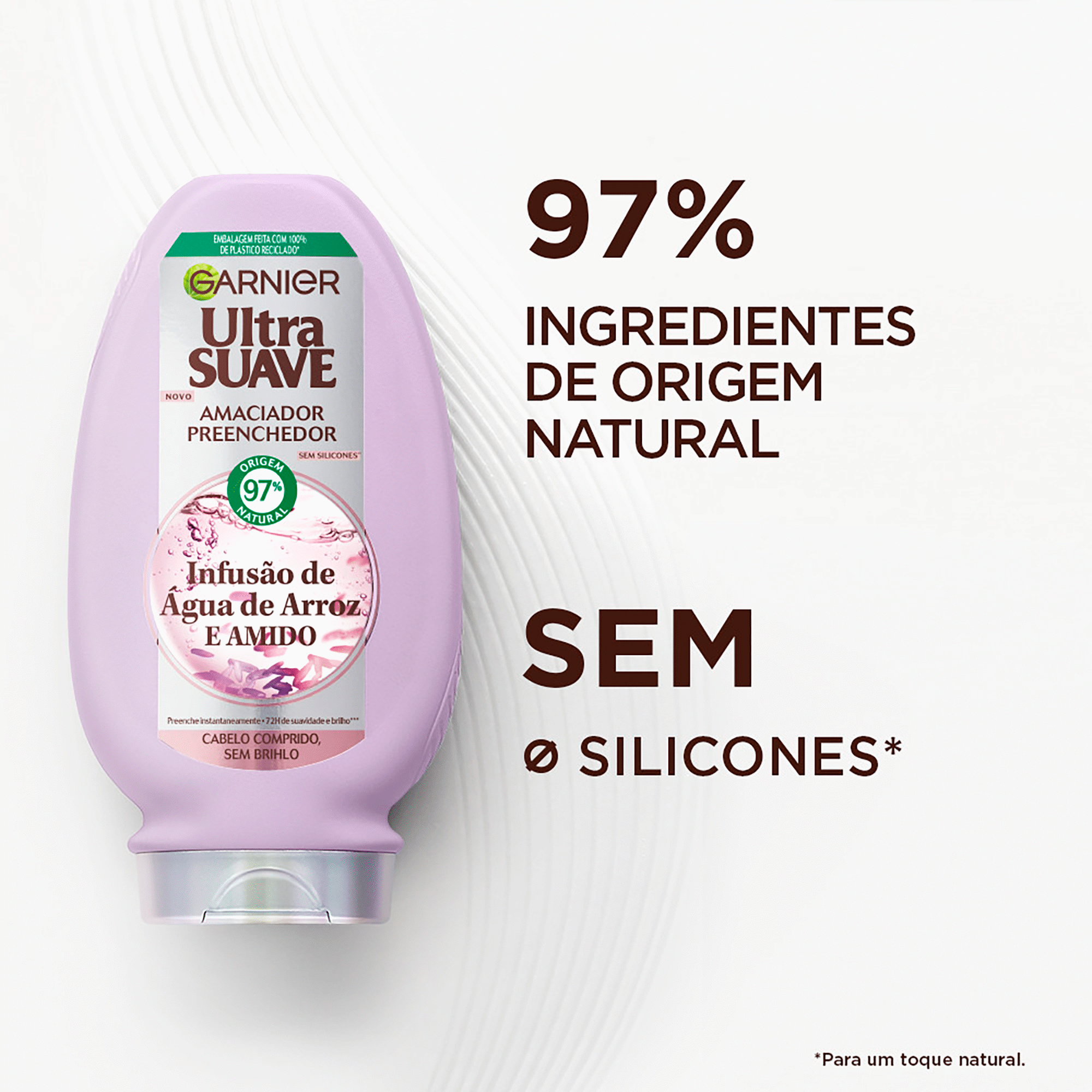 Garnier Ultra Suave Amaciador Água de Arroz 400 ml
