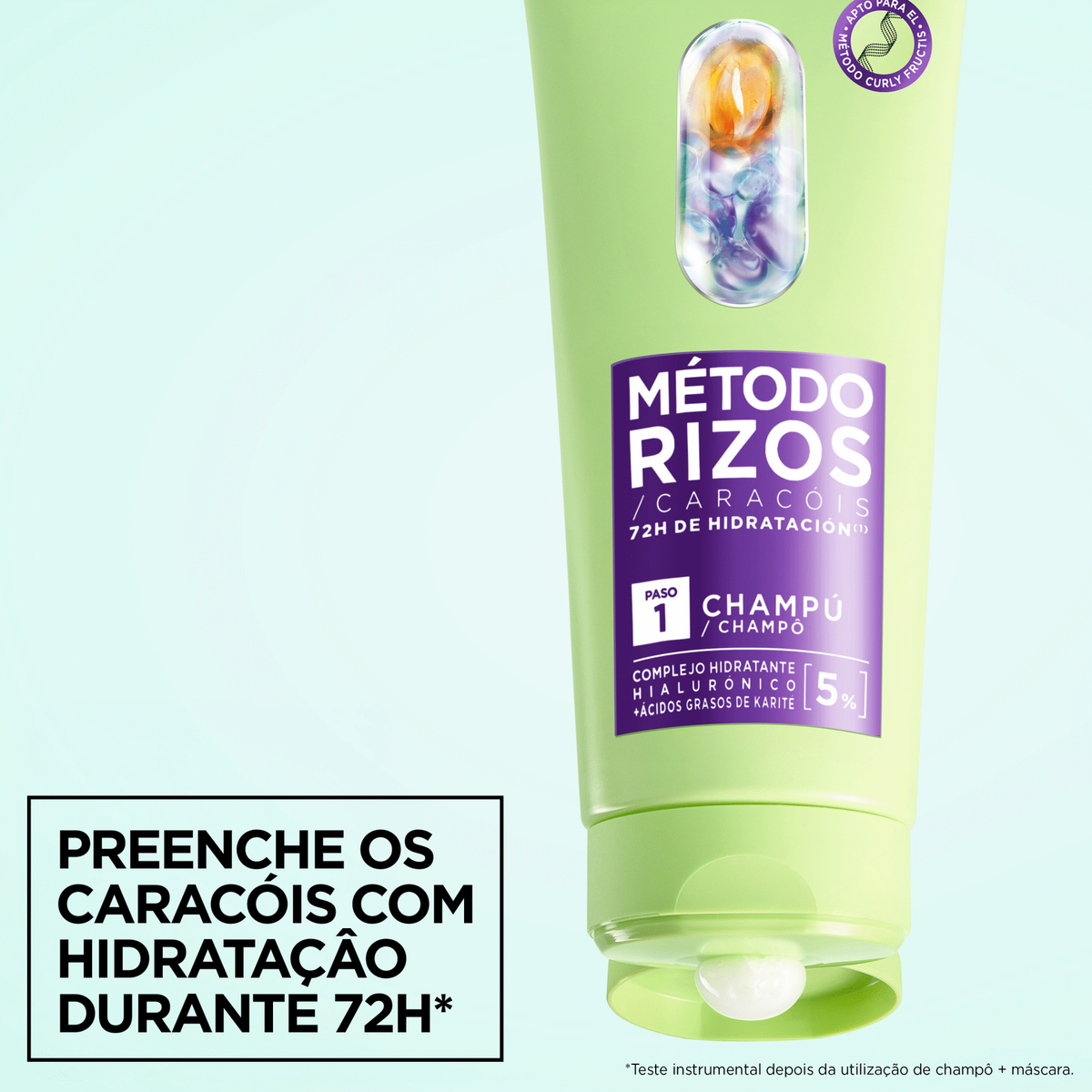 Garnier Fructis Champô Método Caracóis 200 ml