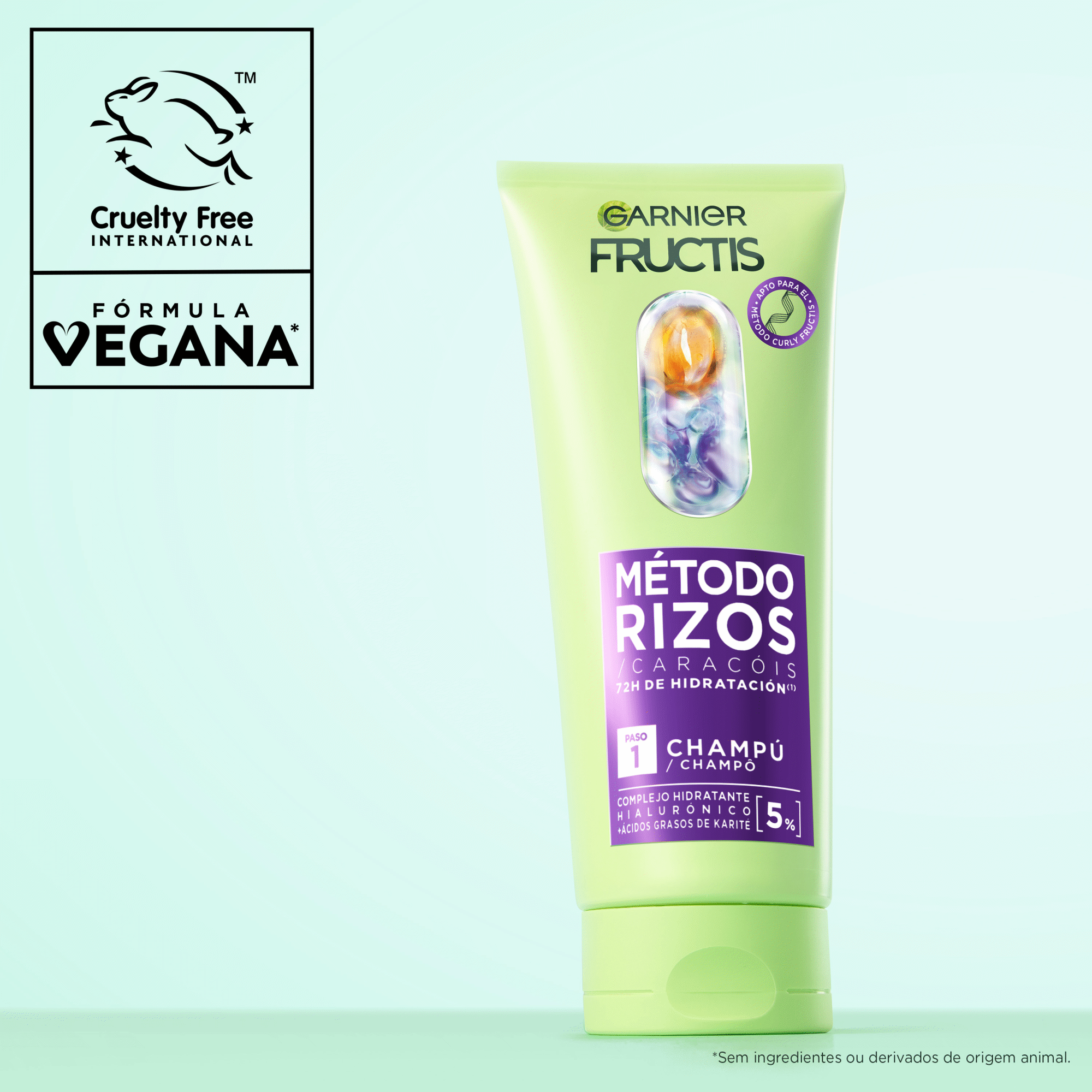Garnier Fructis Champô Método Caracóis 200 ml