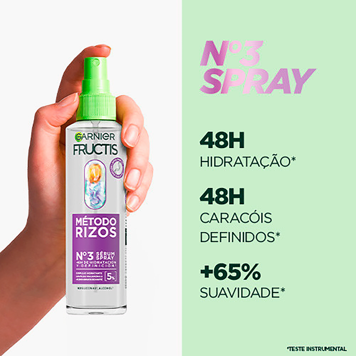 Garnier Fructis Método Caracóis Spray Nº3 150 ml