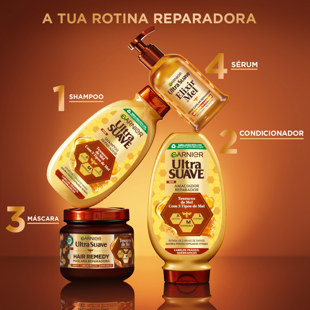Garnier Ultra Suave Tesouros de Mel Sérum Capilar 115 ml