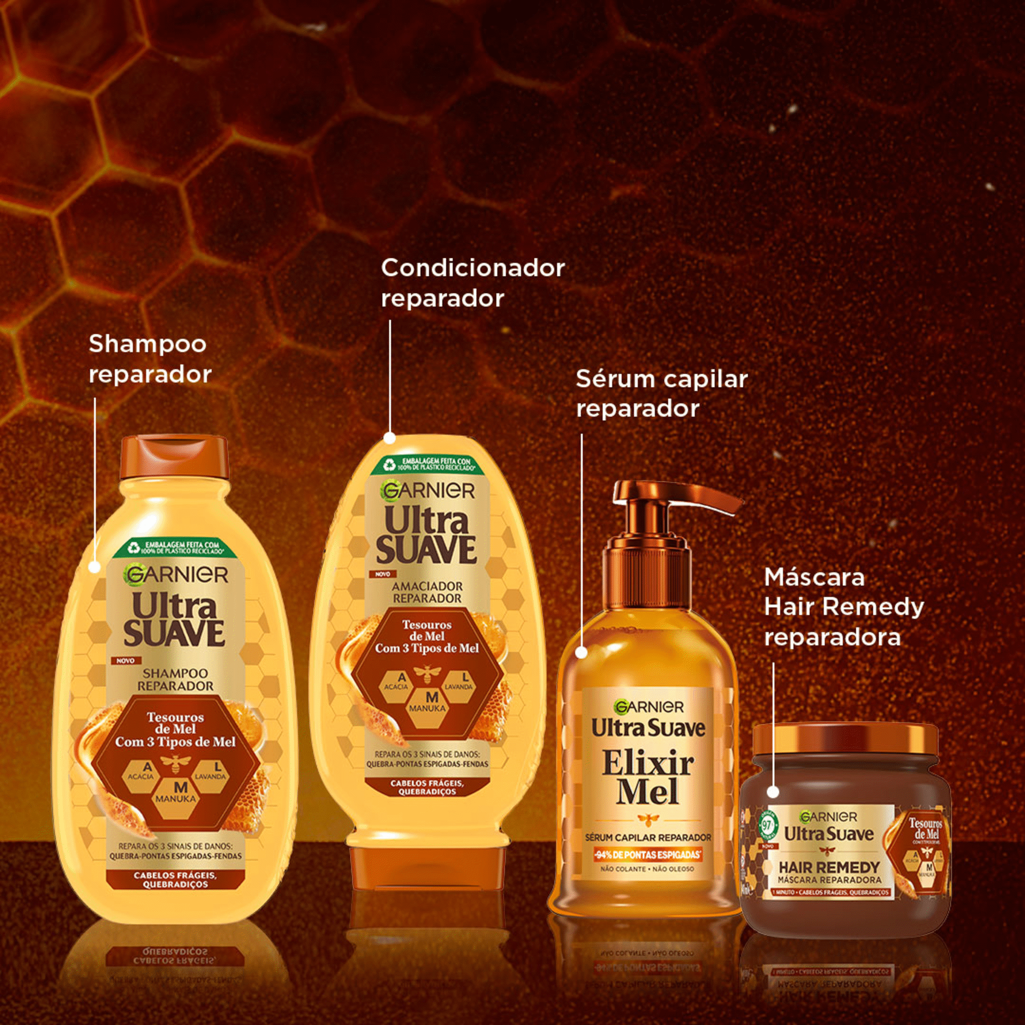 Garnier Ultra Suave Tesouros de Mel Sérum Capilar 115 ml