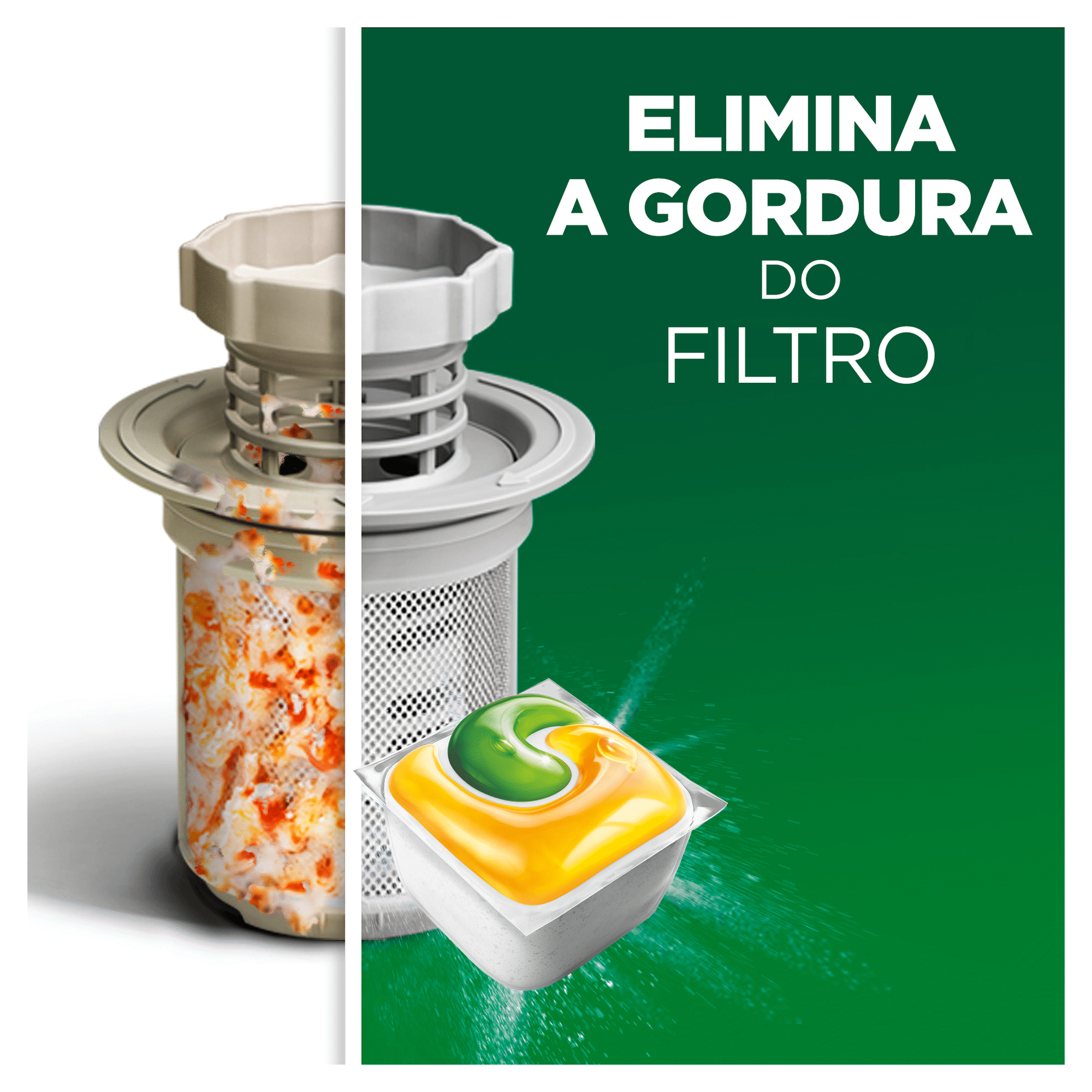 Fairy Original Tudo em 1 Limão Pastilhas Máquina Loiça, 71 unidades
