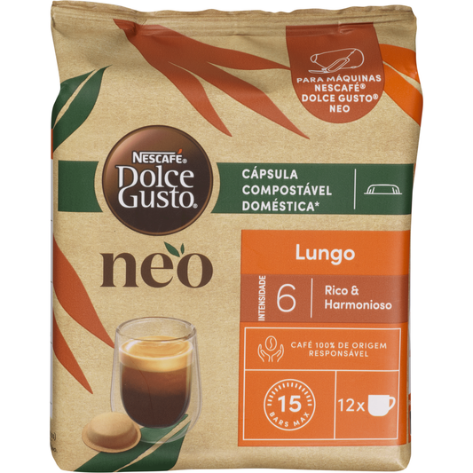 Nescafé Dolce Gusto Neo Lungo Intensidade 6 12 un