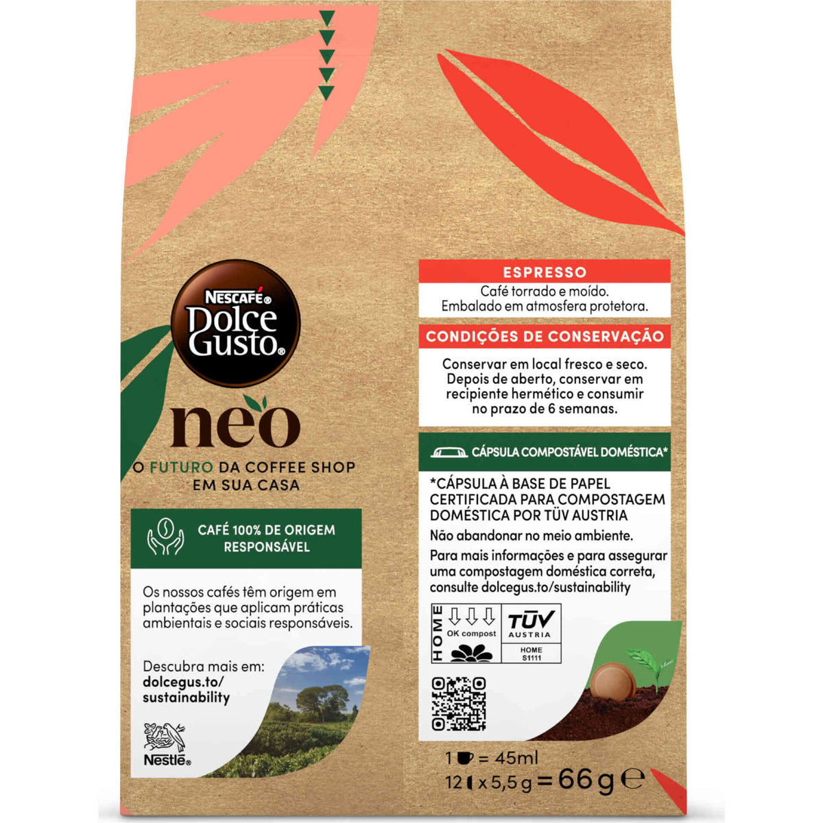Nescafé Dolce Gusto Neo Espresso Intensidade 5 12 un
