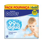 Dodot Toalhitas 99% Água 4 x 60 un
